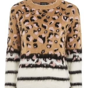 Topshop animal sweater